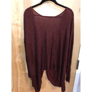 Free People Open-Back Knit